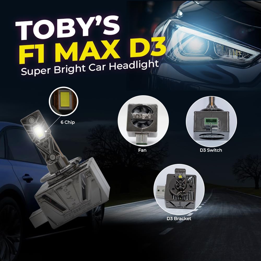 D3S LED|لمبه ليد 20000ليومن 110وات 2قطعة