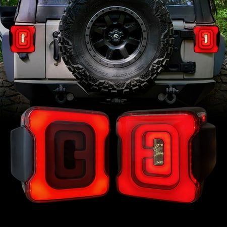 فانوس خلفي ليدات سموك لتحويل جيب رانجلر من JK إلى JL myakm.com akmegypt jeep Toyota cars online فانوس خلفي ليدات سموك C لتحويل جيب رانجلر من JK إلى JL أفضل موقع